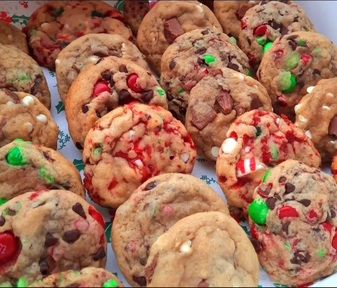 Stuffed cookies loaded with candy